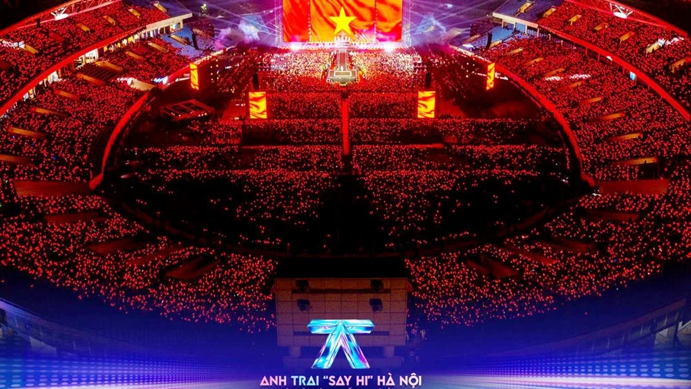 Lightstick được sử dụng trong Concert “Anh trai say hi” 3 và 4.