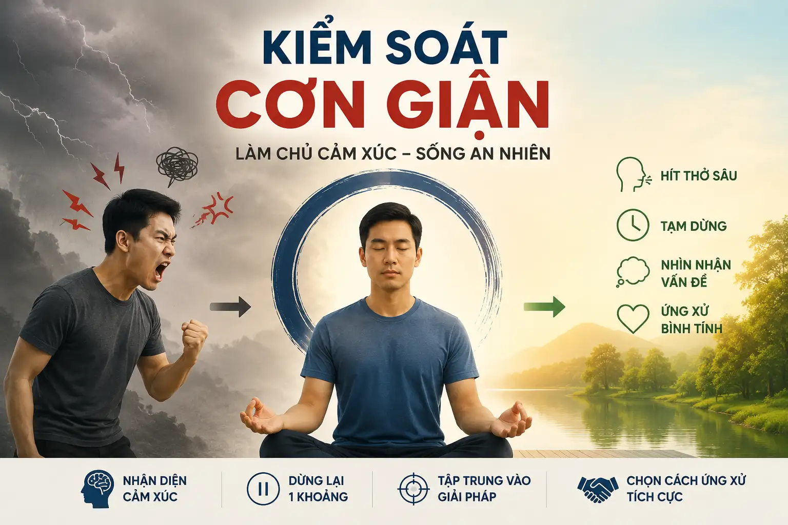 Nóng Giận Là Bản Năng, “Xử Lý” Nó Là Bản Lĩnh: 5 Bài Tập “Làm Nguội” Cái Đầu Nóng